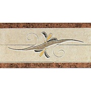 Настенная плитка Casalgrande Padana Marte Levigato Botticino Fascia Floreale B 9,5